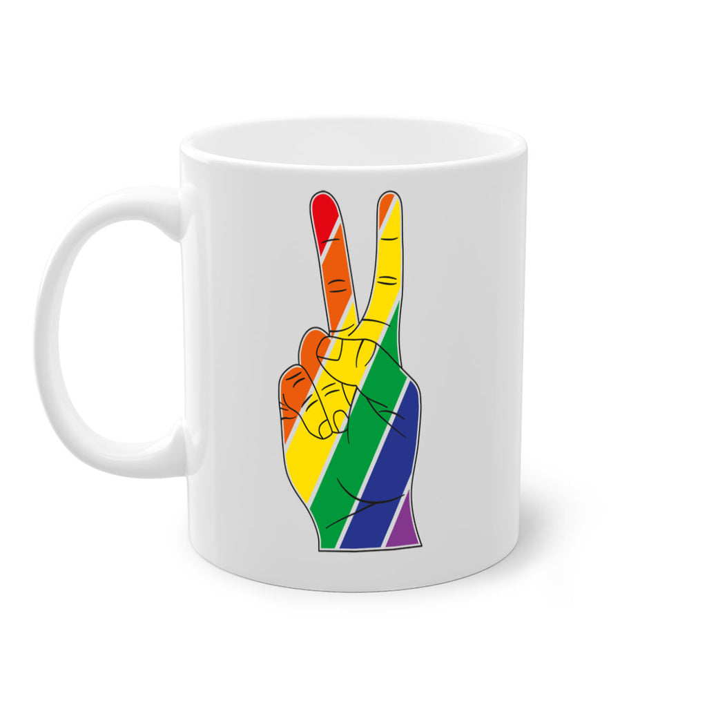 peacehand 72#- lgbt-Mug / Coffee Cup