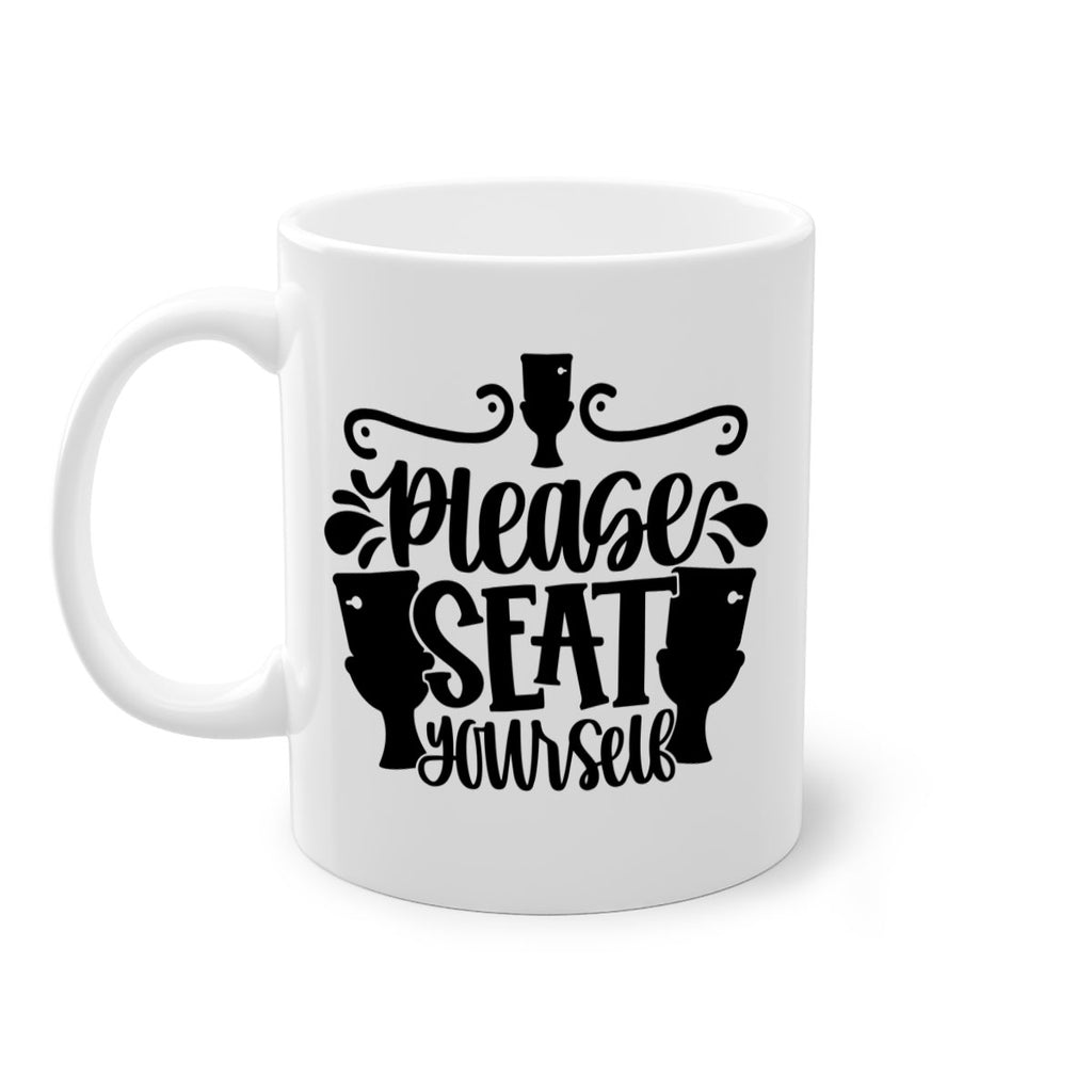 please seat yourself 21#- bathroom-Mug / Coffee Cup