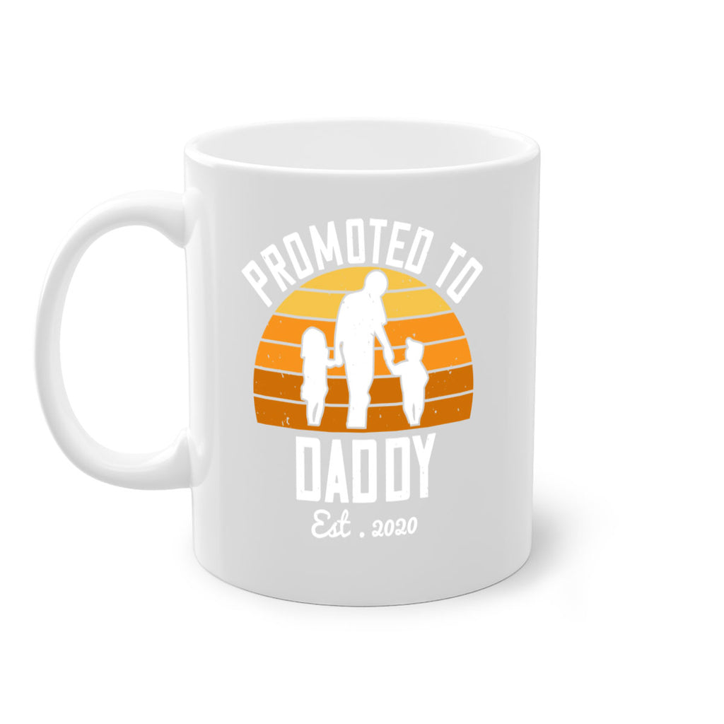 promoted to daddy est 187#- fathers day-Mug / Coffee Cup