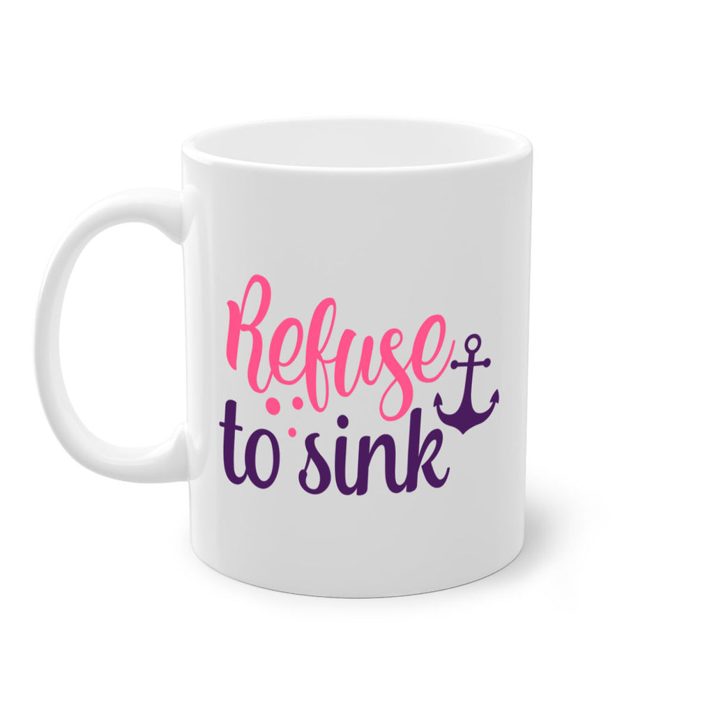 refuse to sink Style 4#- breast cancer-Mug / Coffee Cup