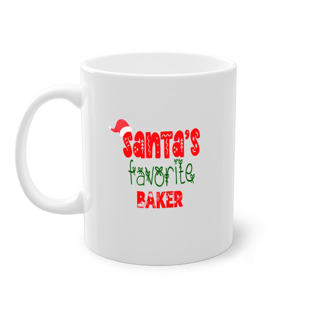 santas favorite baker style 671#- christmas-Mug / Coffee Cup