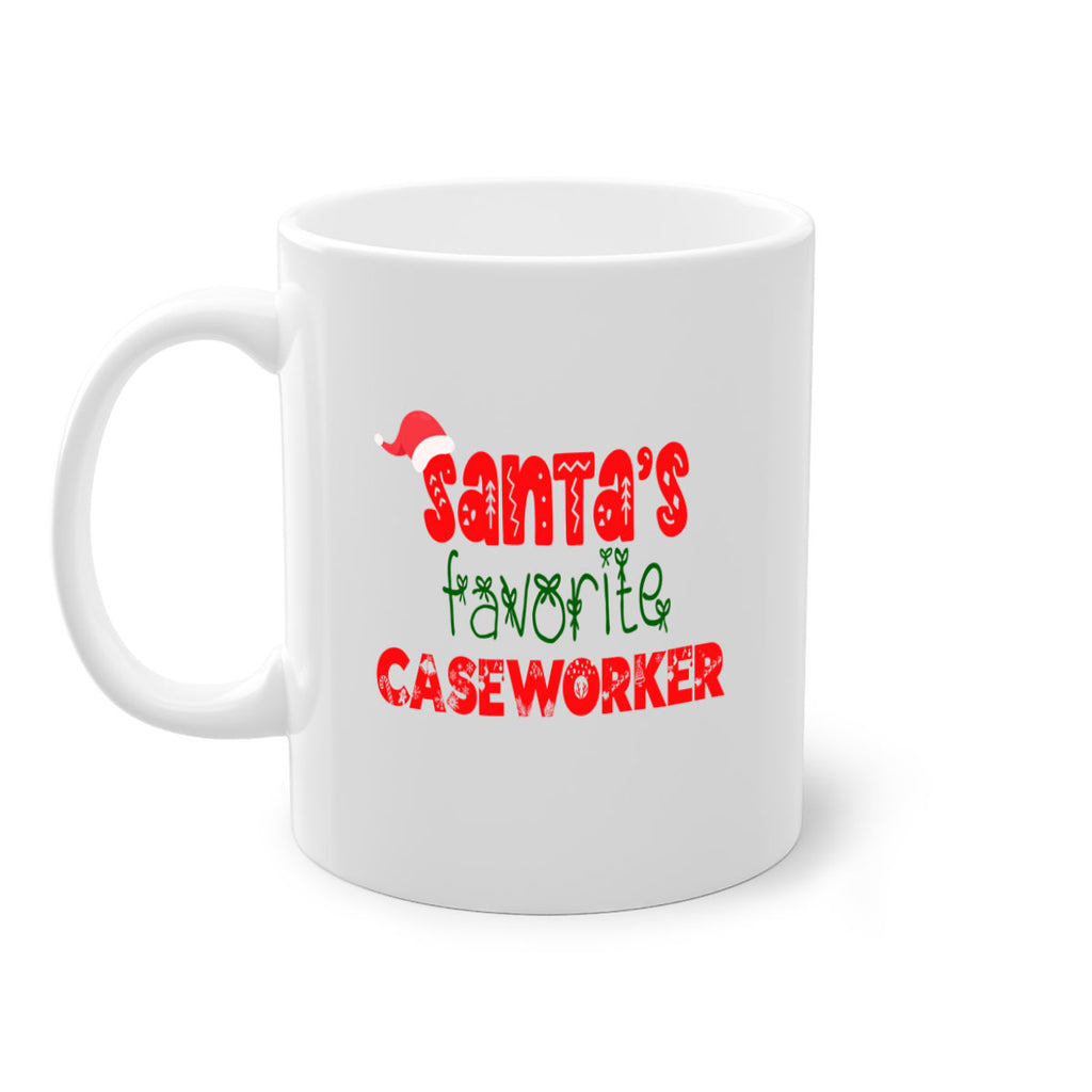 santas favorite caseworker style 704#- christmas-Mug / Coffee Cup