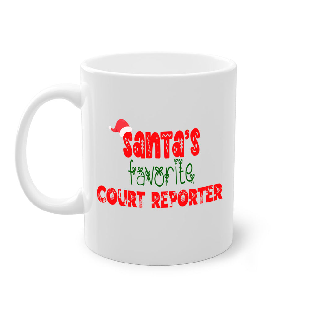 santas favorite court reporter style 750#- christmas-Mug / Coffee Cup