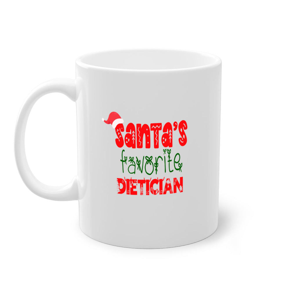 santas favorite dietician style 781#- christmas-Mug / Coffee Cup