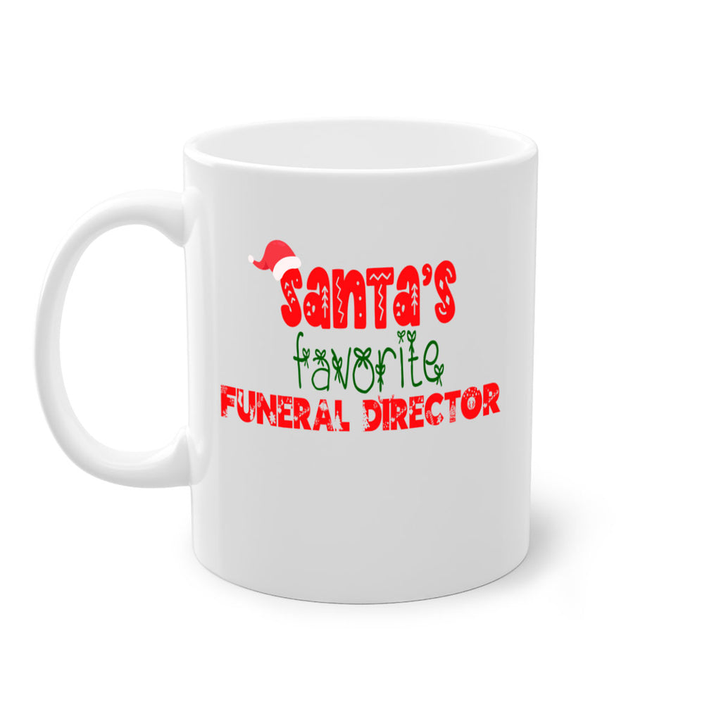santas favorite funeral director style 834#- christmas-Mug / Coffee Cup