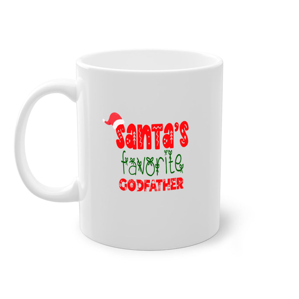 santas favorite godfather style 844#- christmas-Mug / Coffee Cup