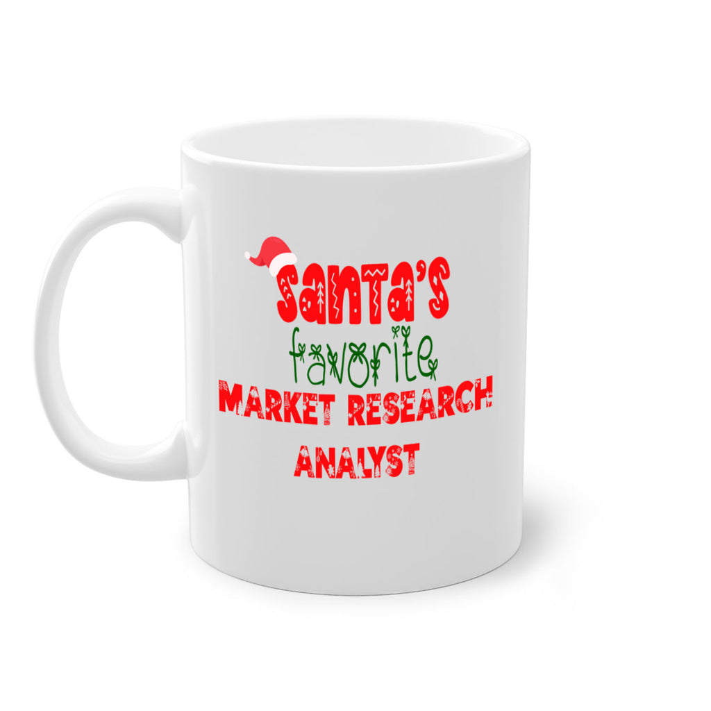 santas favorite market research analyst style 939#- christmas-Mug / Coffee Cup