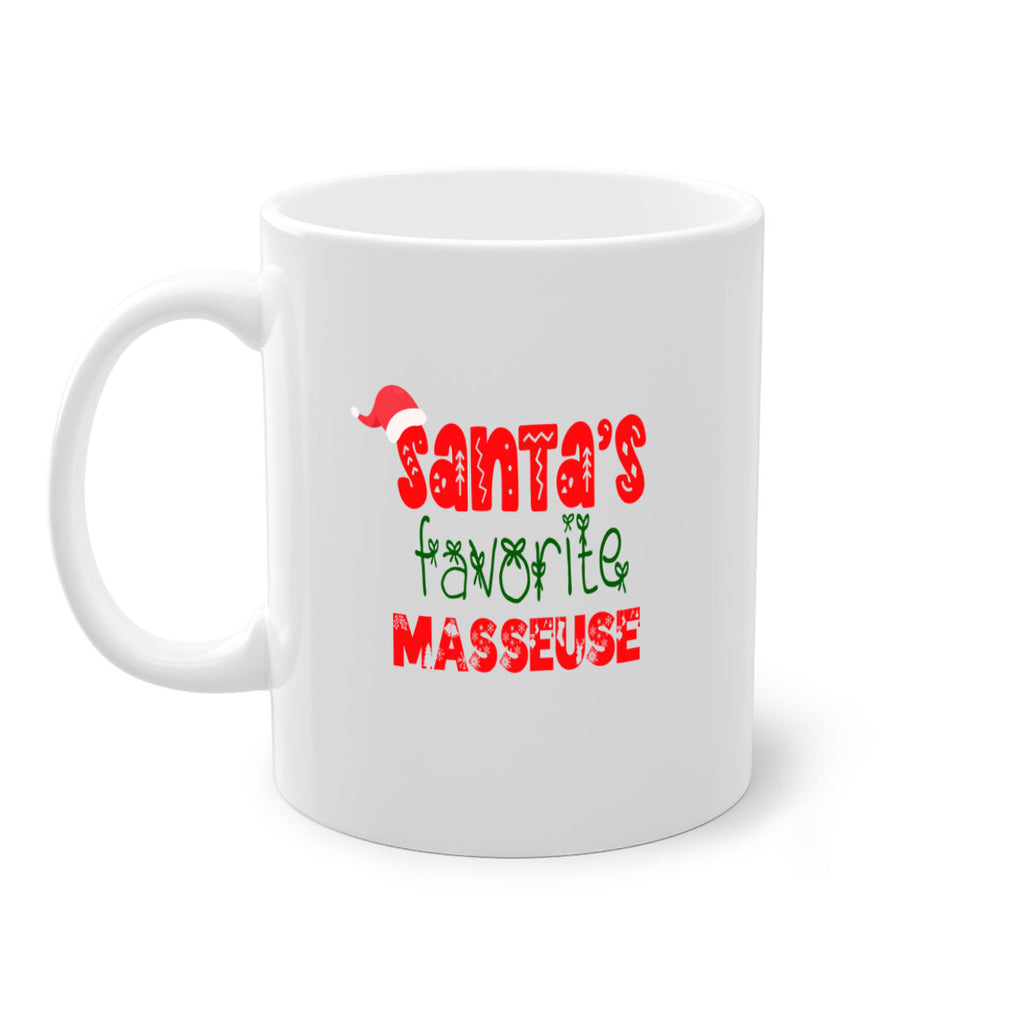 santas favorite masseuse style 943#- christmas-Mug / Coffee Cup