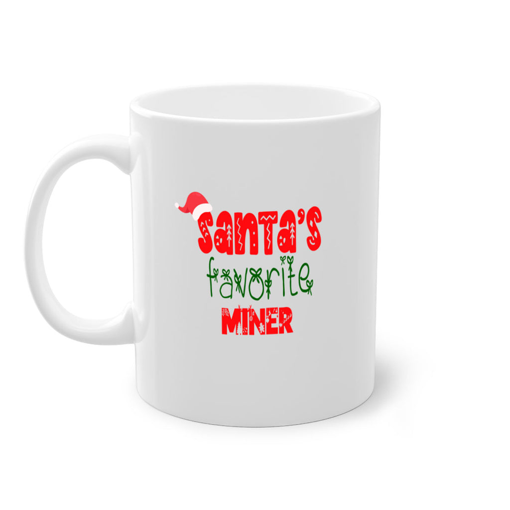 santas favorite miner style 958#- christmas-Mug / Coffee Cup