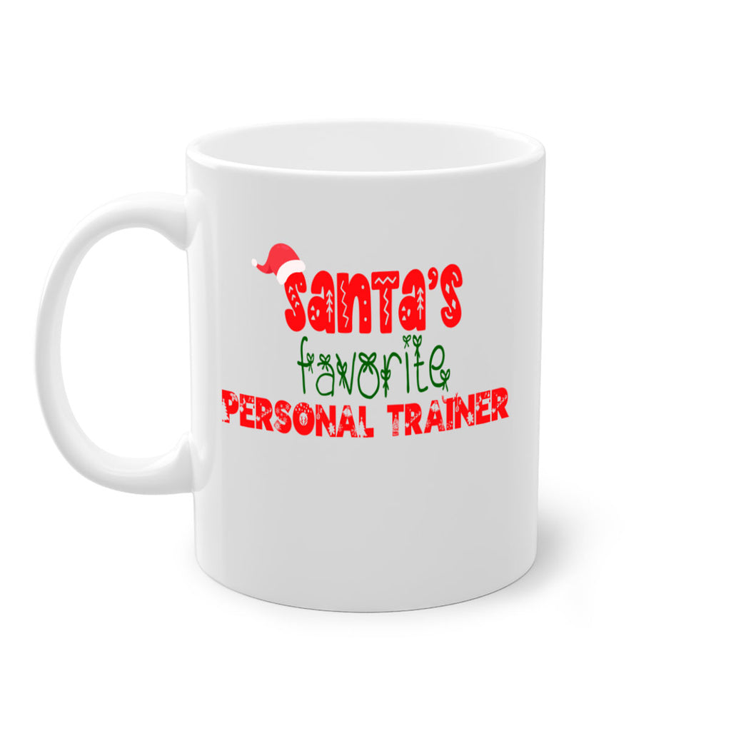 santas favorite personal trainer style 1007#- christmas-Mug / Coffee Cup