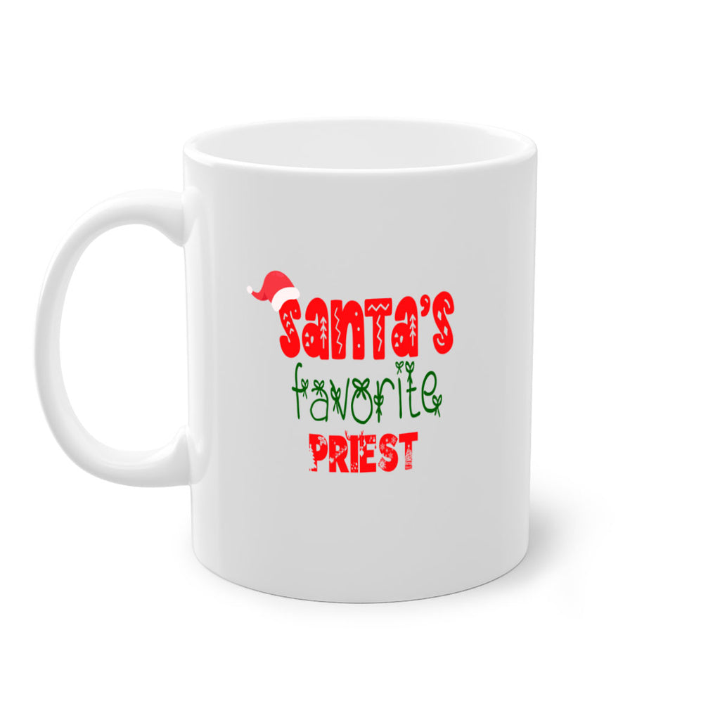 santas favorite priest style 1036#- christmas-Mug / Coffee Cup