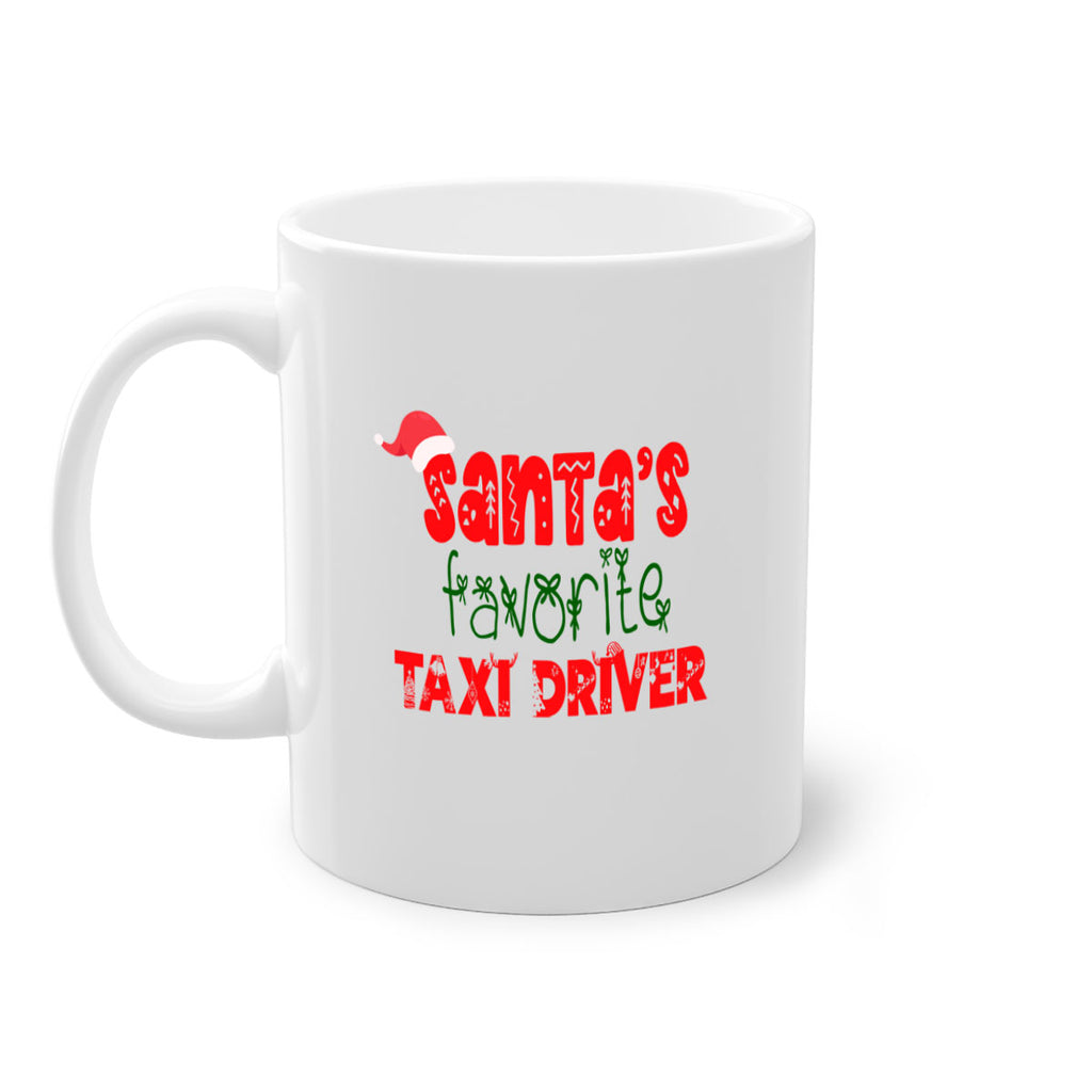 santas favorite taxi driver style 1115#- christmas-Mug / Coffee Cup