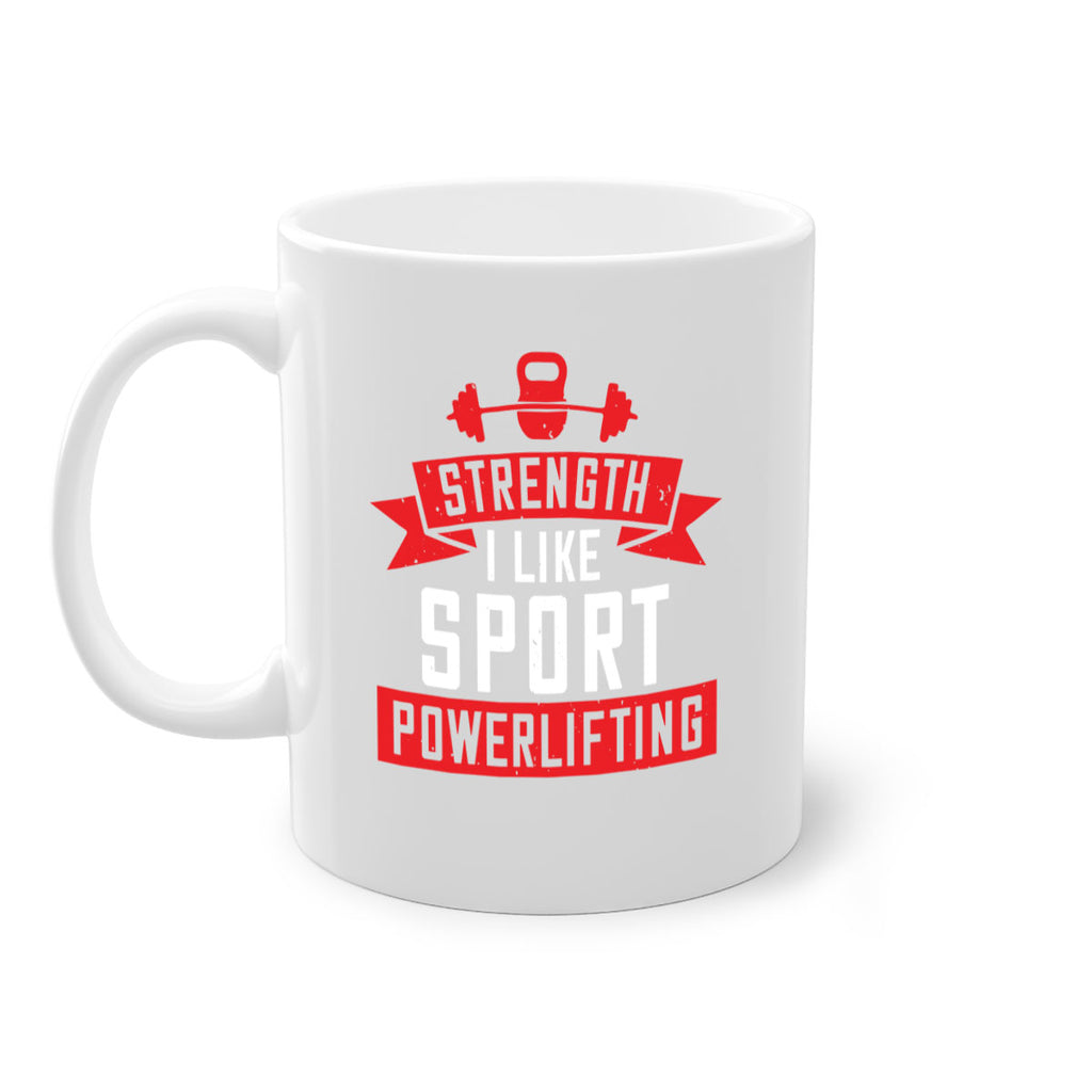 strength i like sport powerlifting 73#- gym-Mug / Coffee Cup