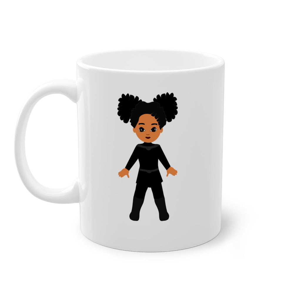 super kids girl 8#- Black women - Girls-Mug / Coffee Cup