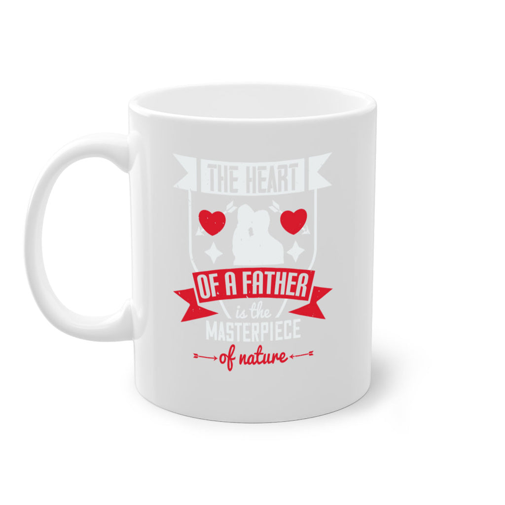 the heart of a father 159#- fathers day-Mug / Coffee Cup