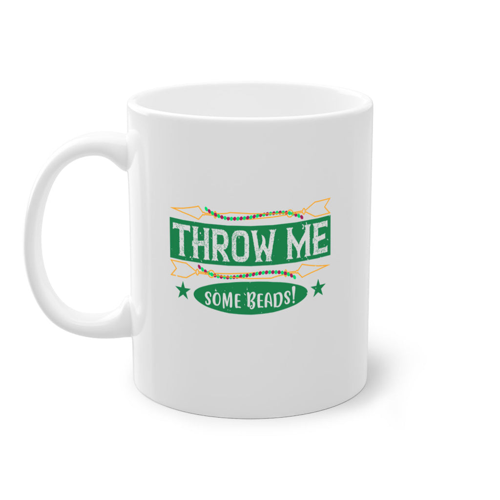 throw me some beads 34#- mardi gras-Mug / Coffee Cup