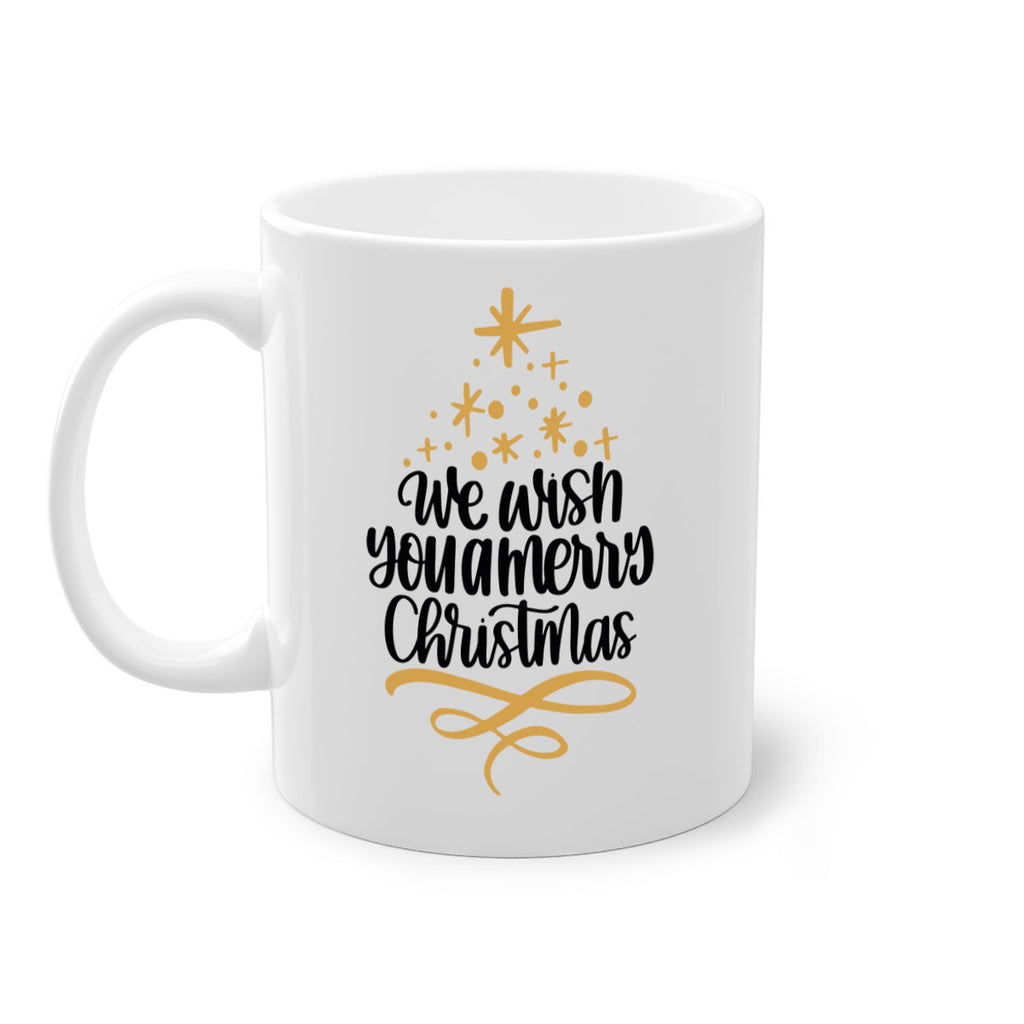 we wish you a merry christmas gold 32#- christmas-Mug / Coffee Cup