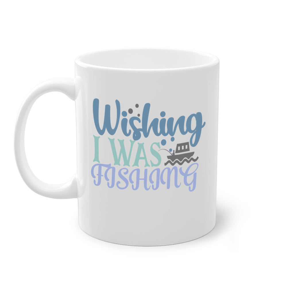 wishing i was fishing 190#- fishing-Mug / Coffee Cup