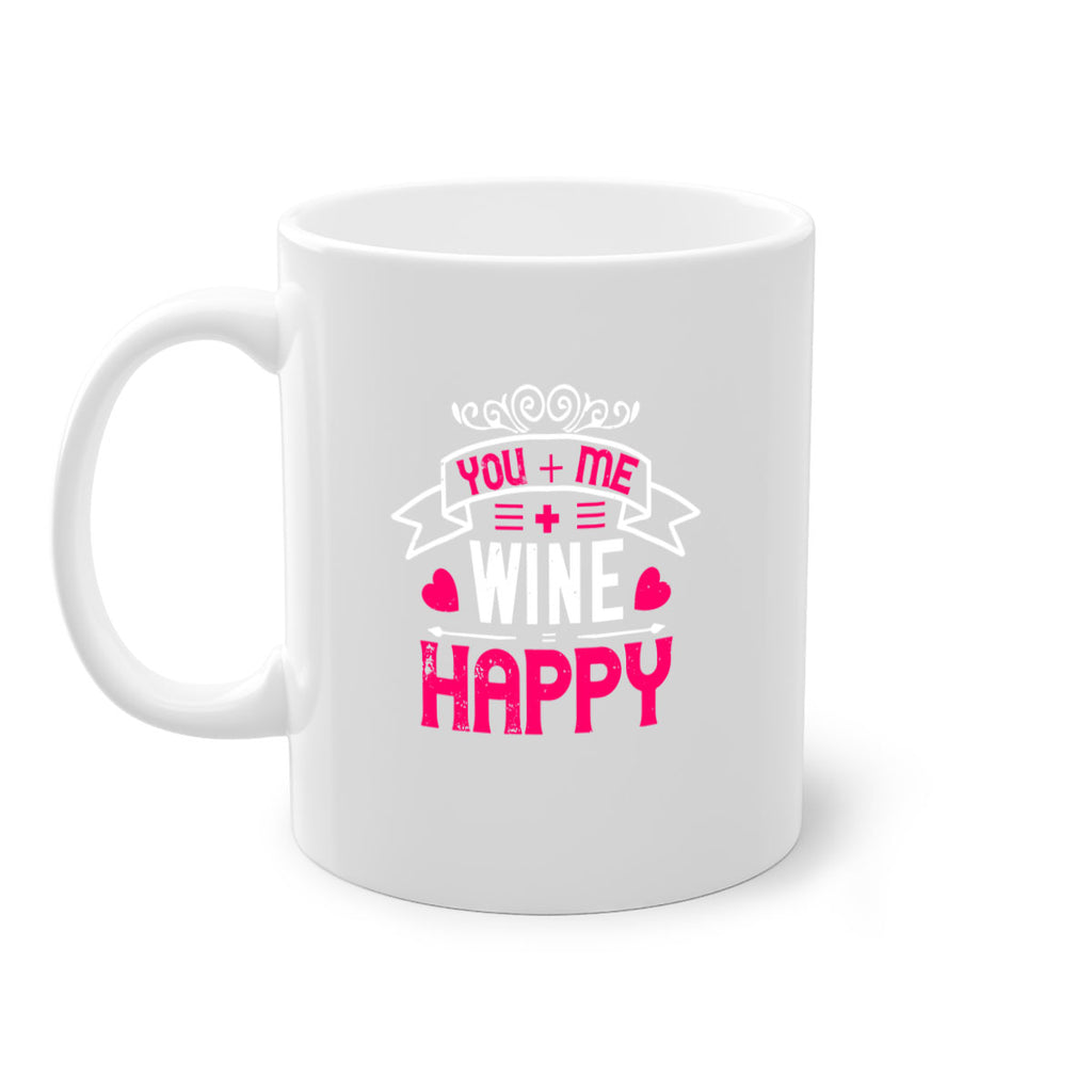 you me wine happy 1#- valentines day-Mug / Coffee Cup