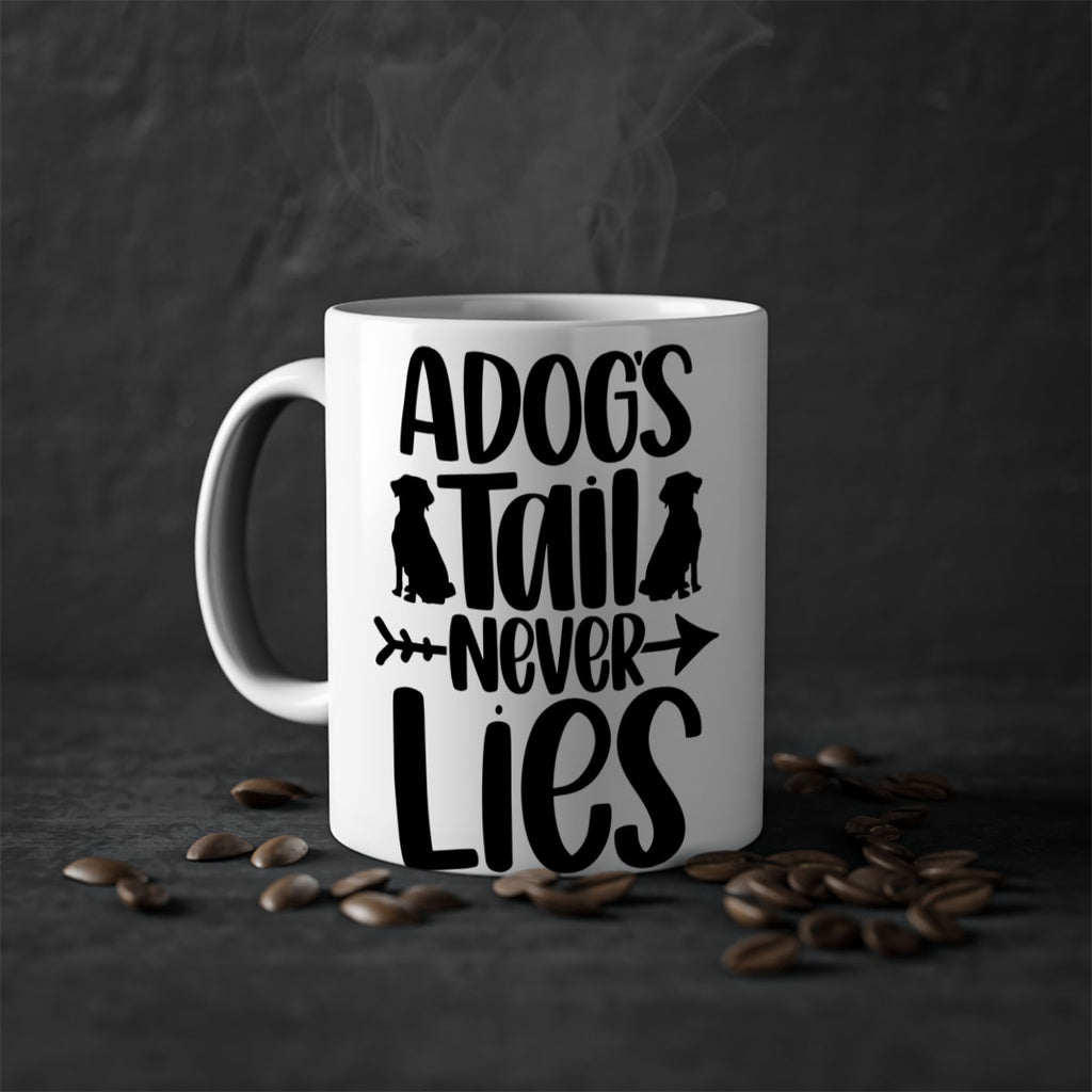 A Dog's Tail Never Lies Style 1#- Cat-Dog-Mug /Coffee Cup
