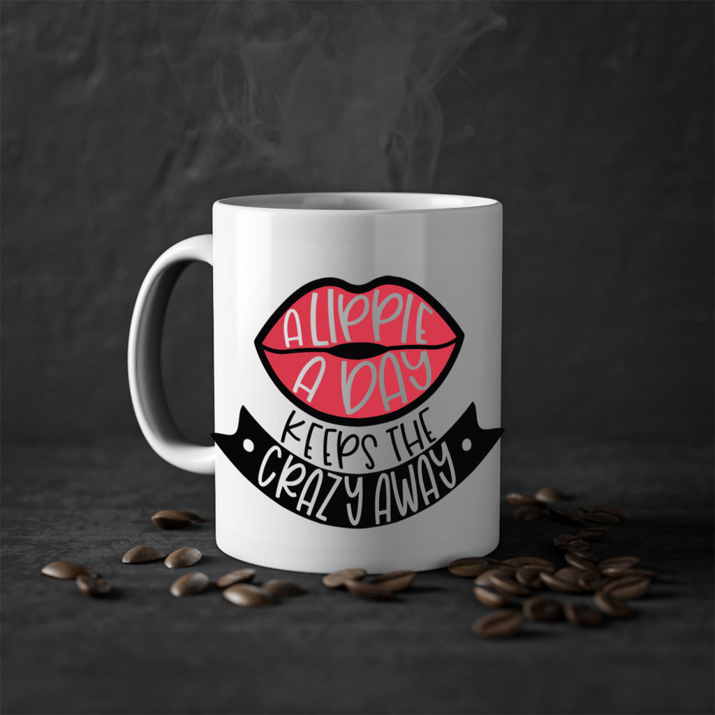 A Lippie A Day Keeps The Crazy Away Style 149#- makeup-Mug / Coffee Cup