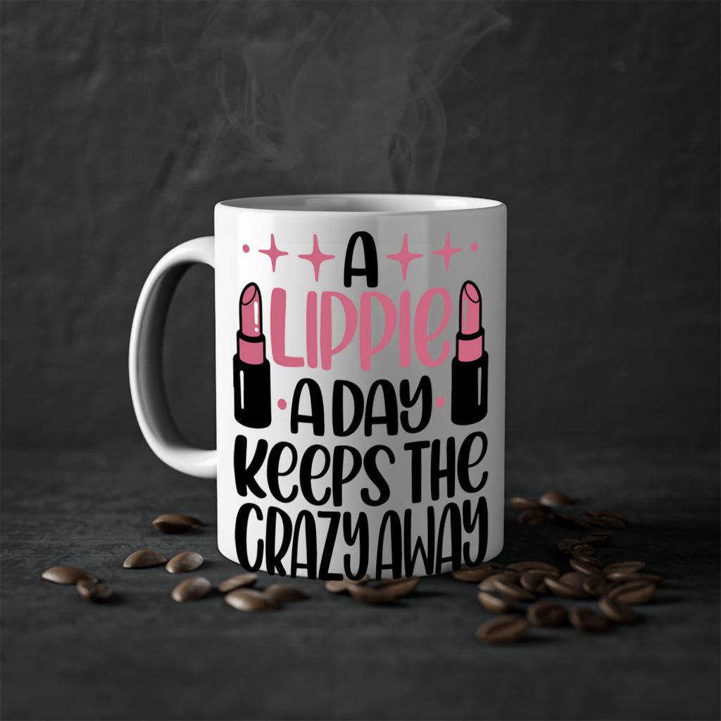 A Lippie A Day Keeps The Crazy Away Style 150#- makeup-Mug / Coffee Cup