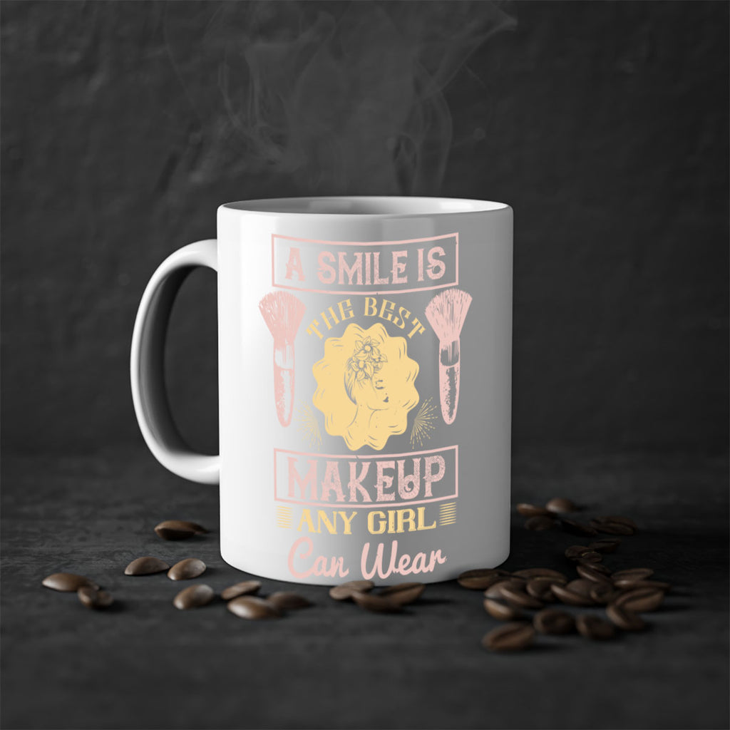 A smile is the best makeup any girl can wear Style 205#- makeup-Mug / Coffee Cup