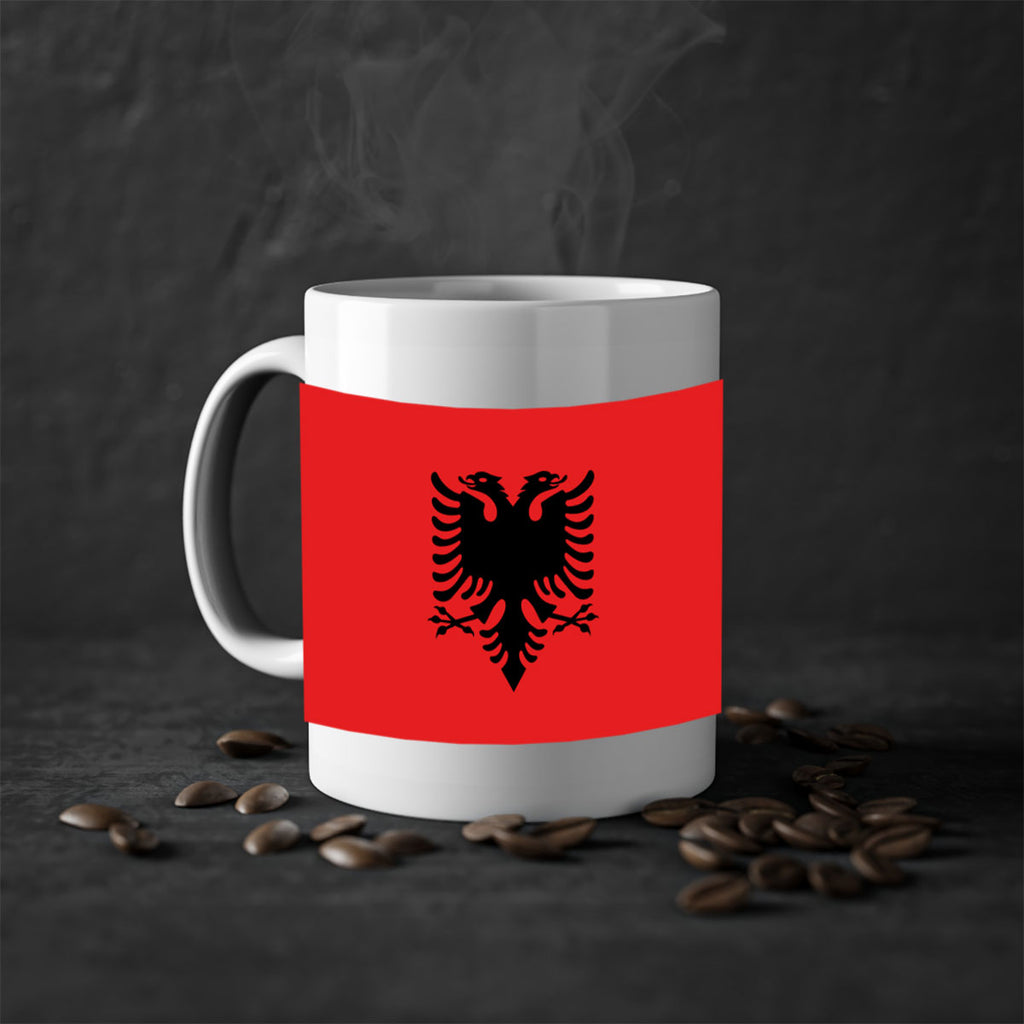 Albania 196#- world flag-Mug / Coffee Cup