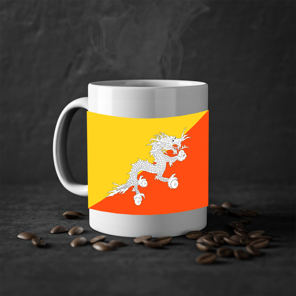 Bhutan 178#- world flag-Mug / Coffee Cup