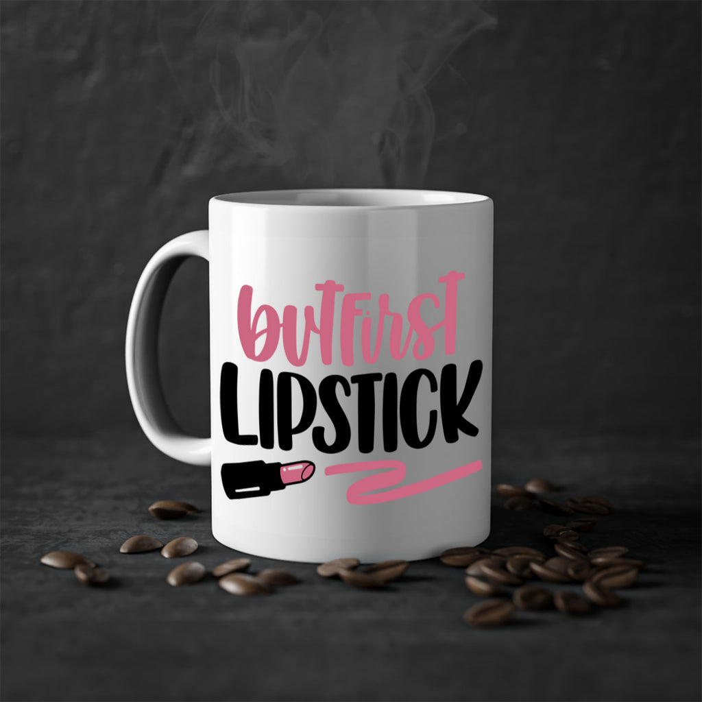 But First Lipstick Style 118#- makeup-Mug / Coffee Cup