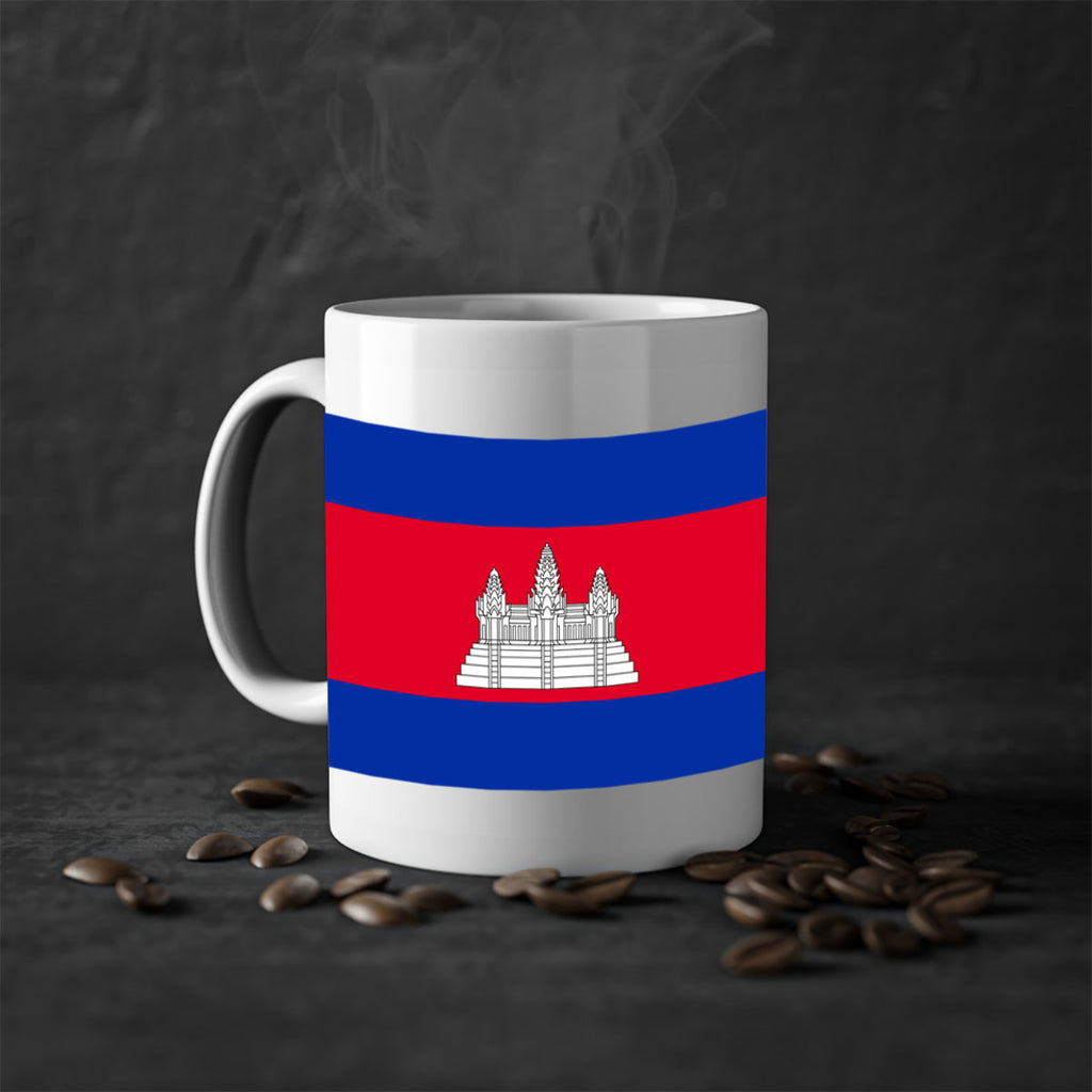 Cambodia 168#- world flag-Mug / Coffee Cup