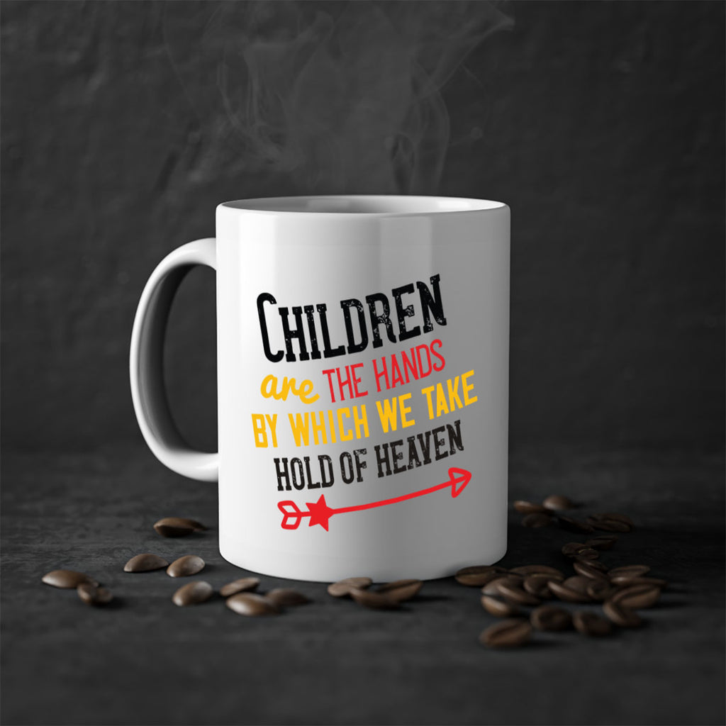 Children are the hands by which we take hold of heaven Style 48#- kids-Mug / Coffee Cup