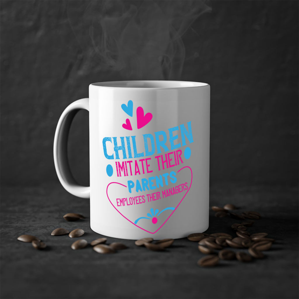 Children imitate their parents employees their managers Style 47#- kids-Mug / Coffee Cup