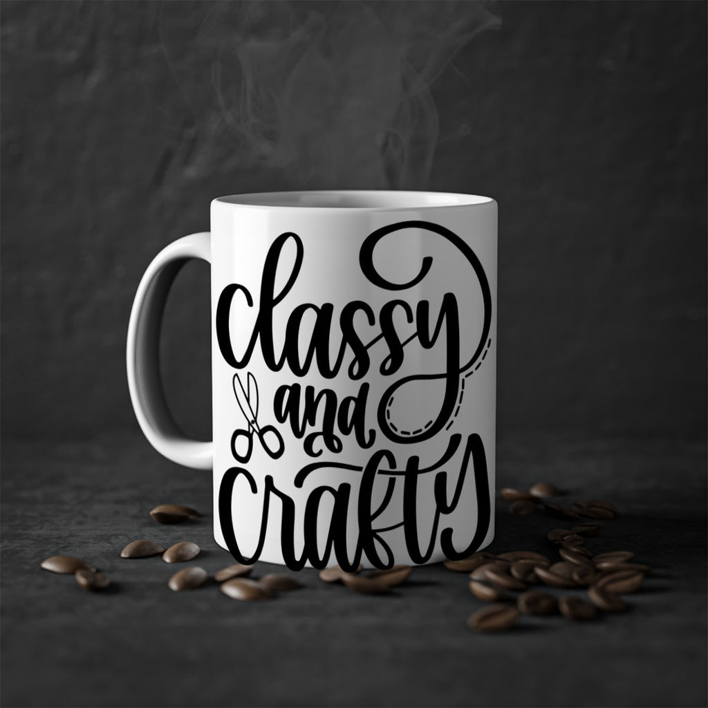 Classy And Crafty 43#- crafting-Mug / Coffee Cup