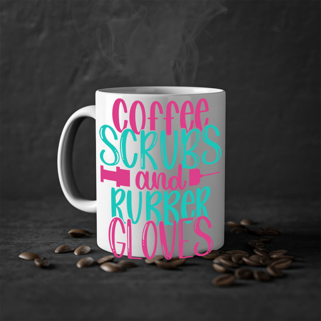 Coffee Scrubs And Rubber Gloves Style Style 210#- nurse-Mug / Coffee Cup