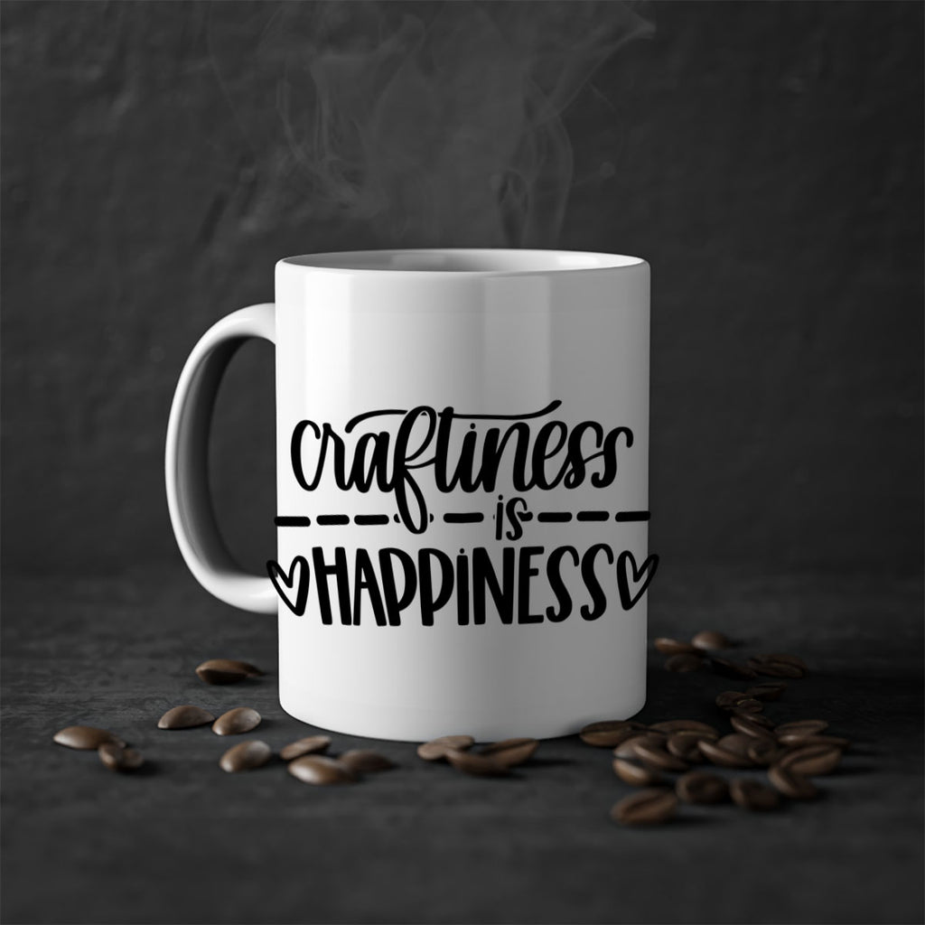 Craftiness Is Happiness 35#- crafting-Mug / Coffee Cup