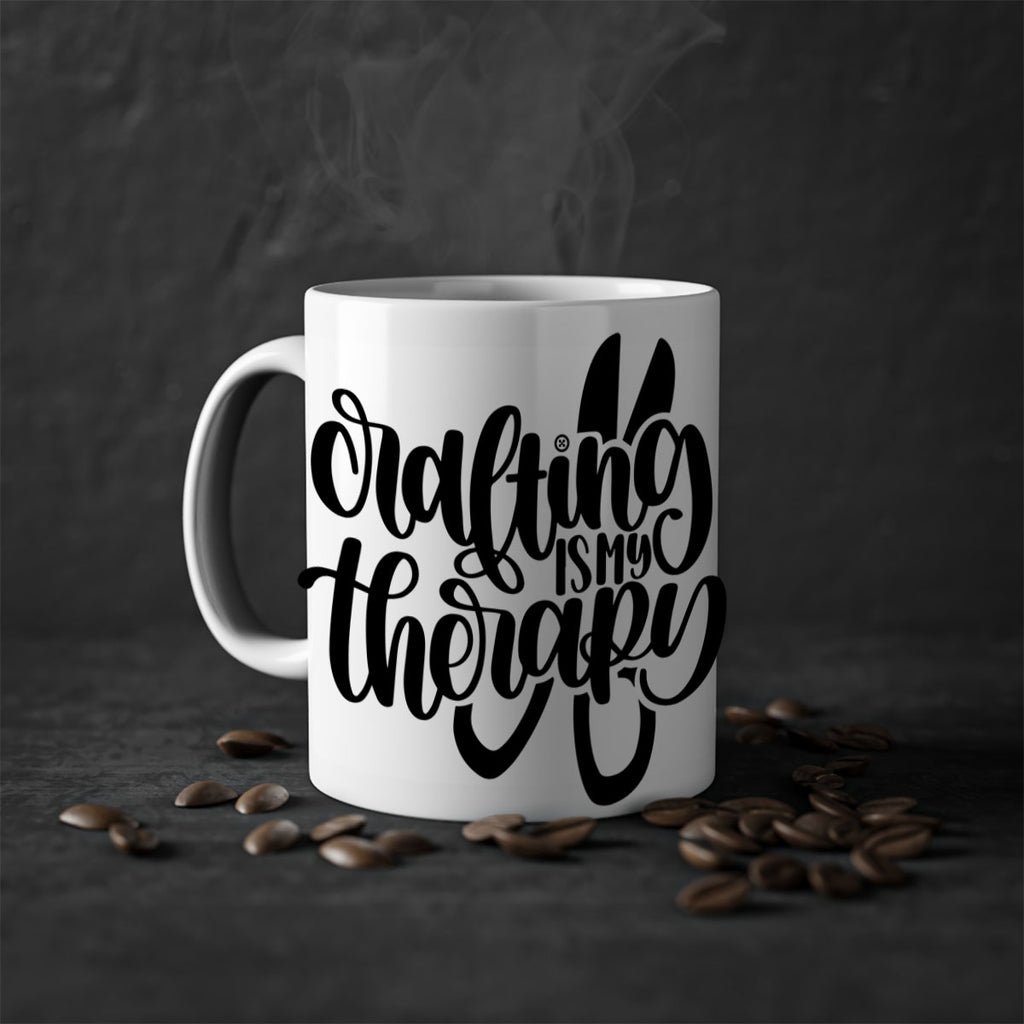 Crafting Is My Therapy 33#- crafting-Mug / Coffee Cup