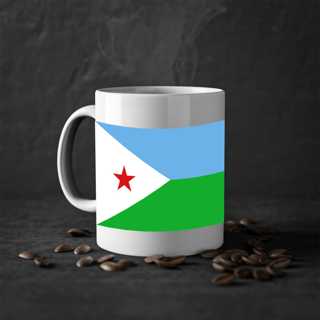 Djibouti 150#- world flag-Mug / Coffee Cup