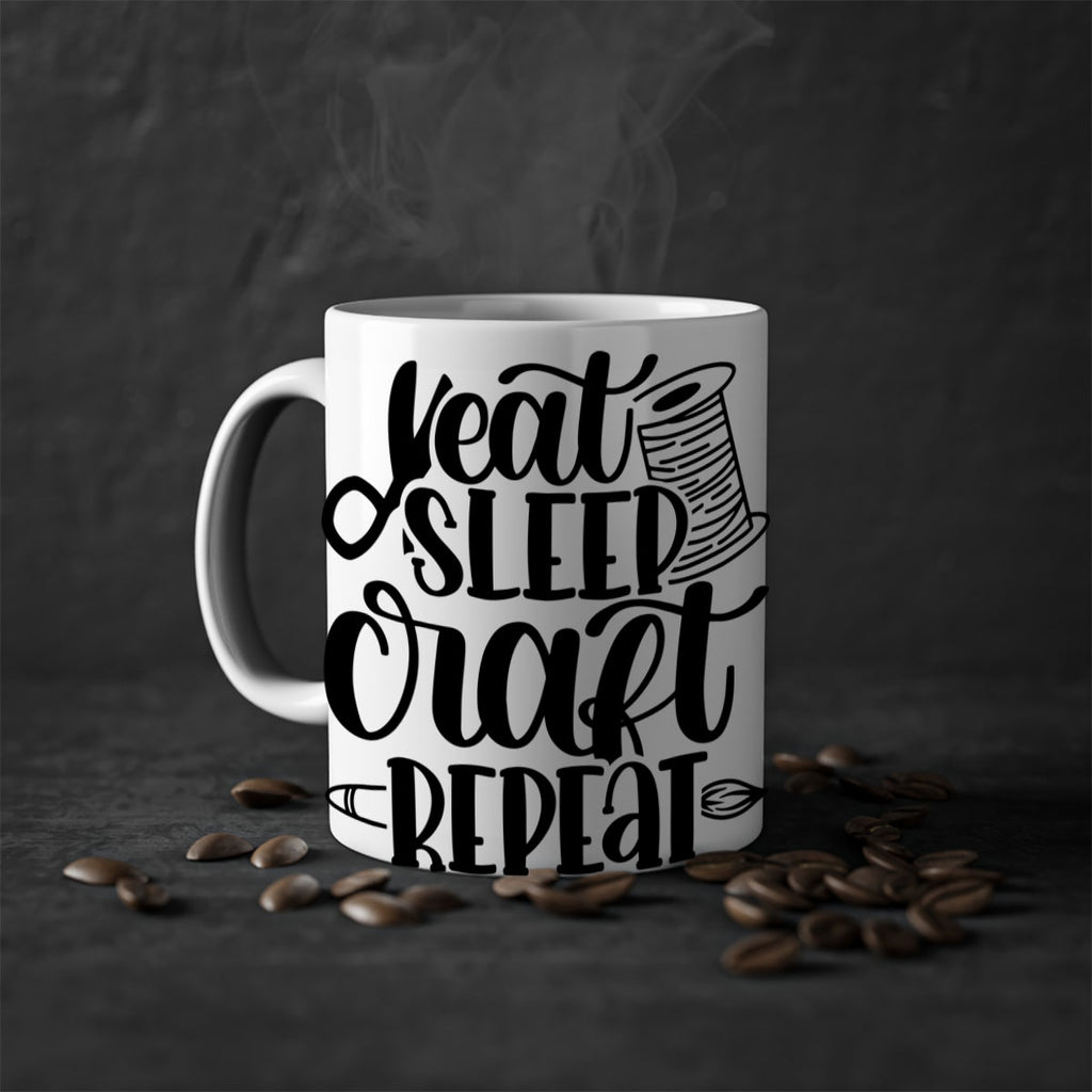 Eat Sleep Craft Repeat 29#- crafting-Mug / Coffee Cup