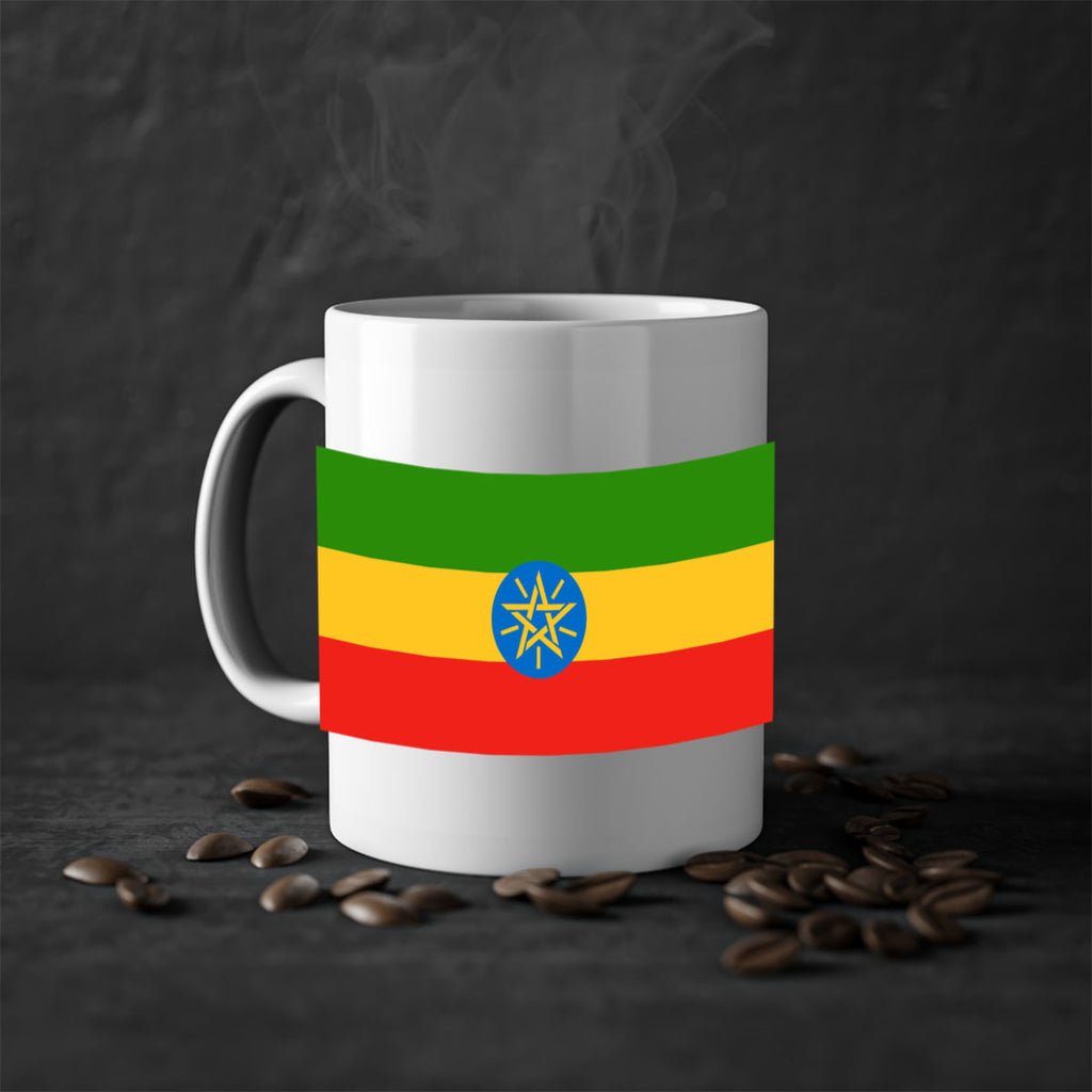 Ethiopia 140#- world flag-Mug / Coffee Cup