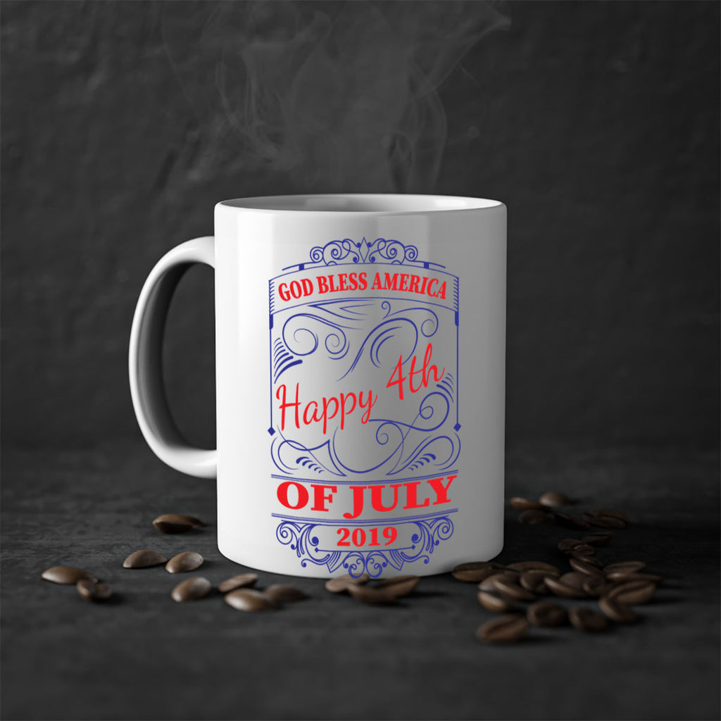 GOD BLESS AMERICA Happy thOF JULY Style 94#- 4th Of July-Mug / Coffee Cup