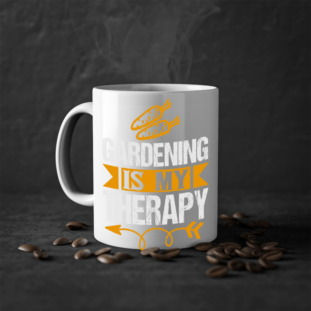 Gardending is my Therapy 64#- Farm and garden-Mug / Coffee Cup
