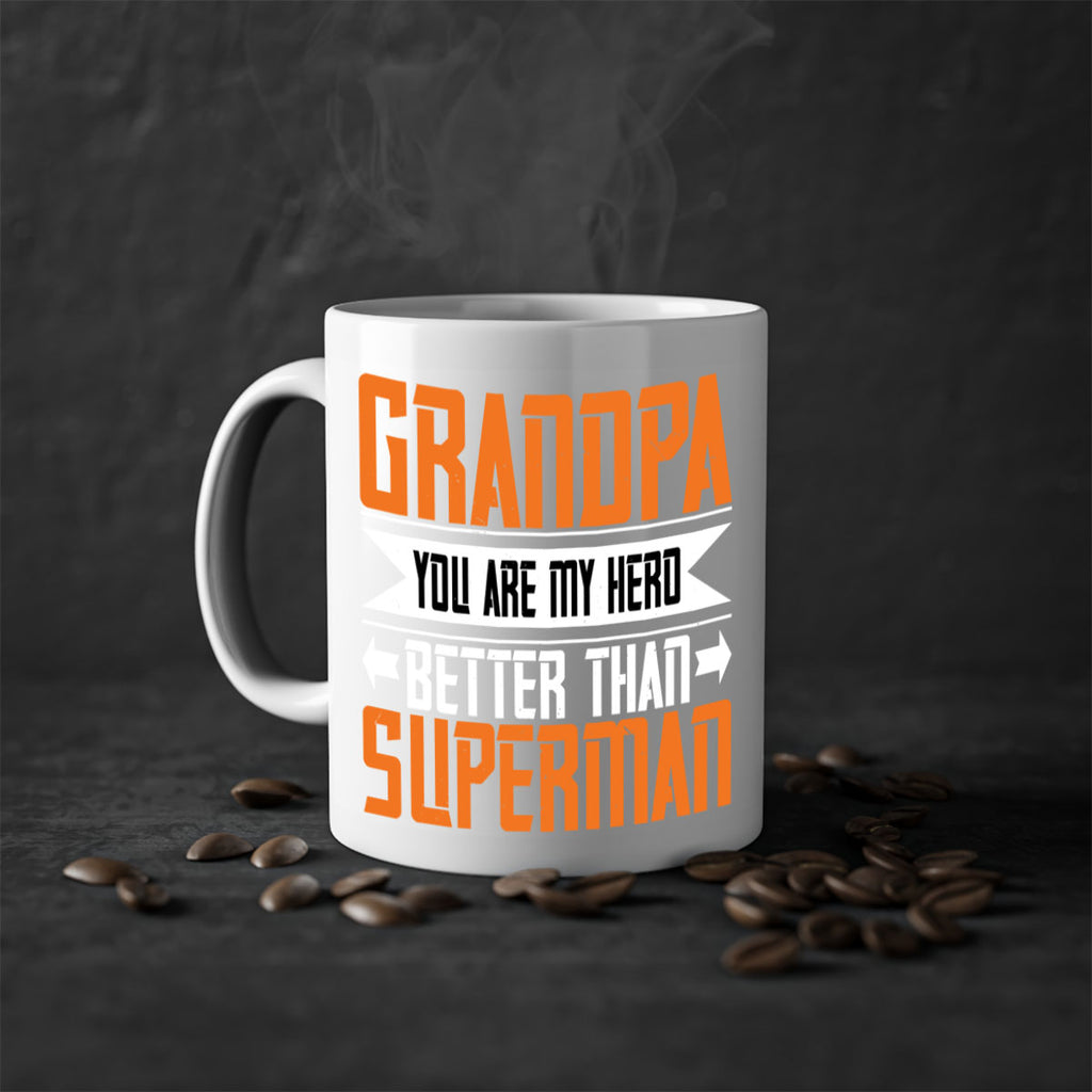 Grandpa you are my hero better than superman 101#- grandpa-Mug / Coffee Cup