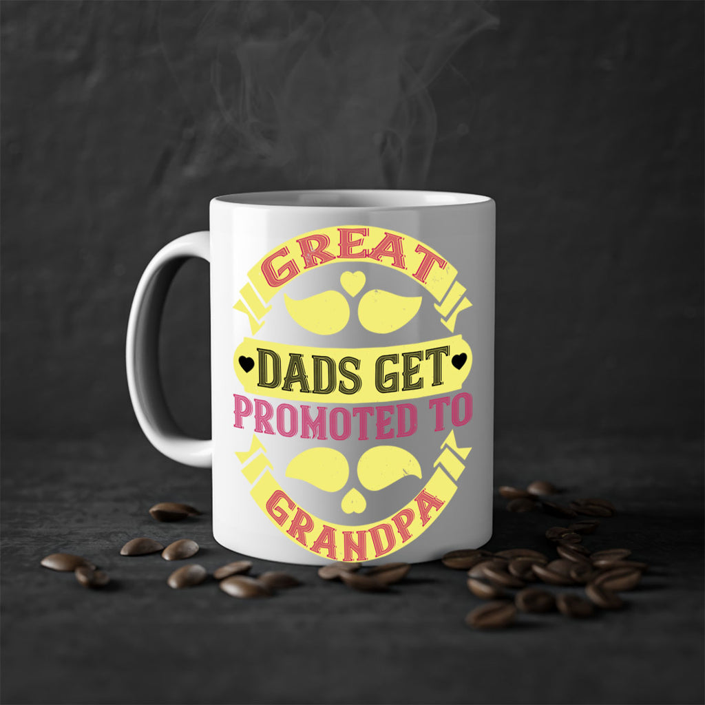 Great dads get promoted 95#- grandpa-Mug / Coffee Cup