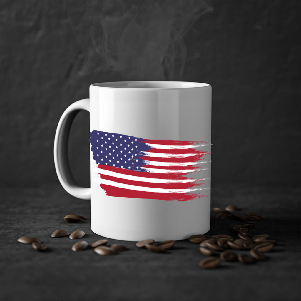 Grunge Flag 54#- Us Flags-Mug / Coffee Cup