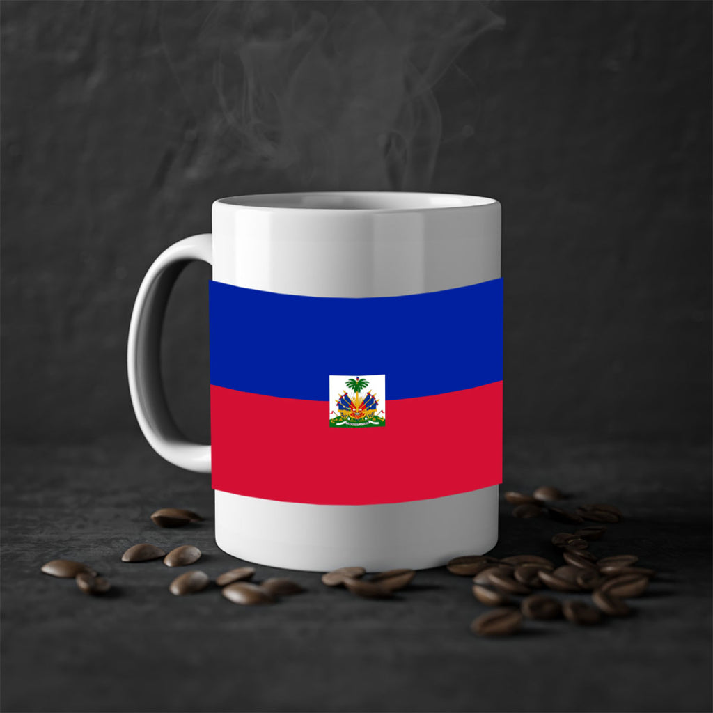 Haiti 125#- world flag-Mug / Coffee Cup