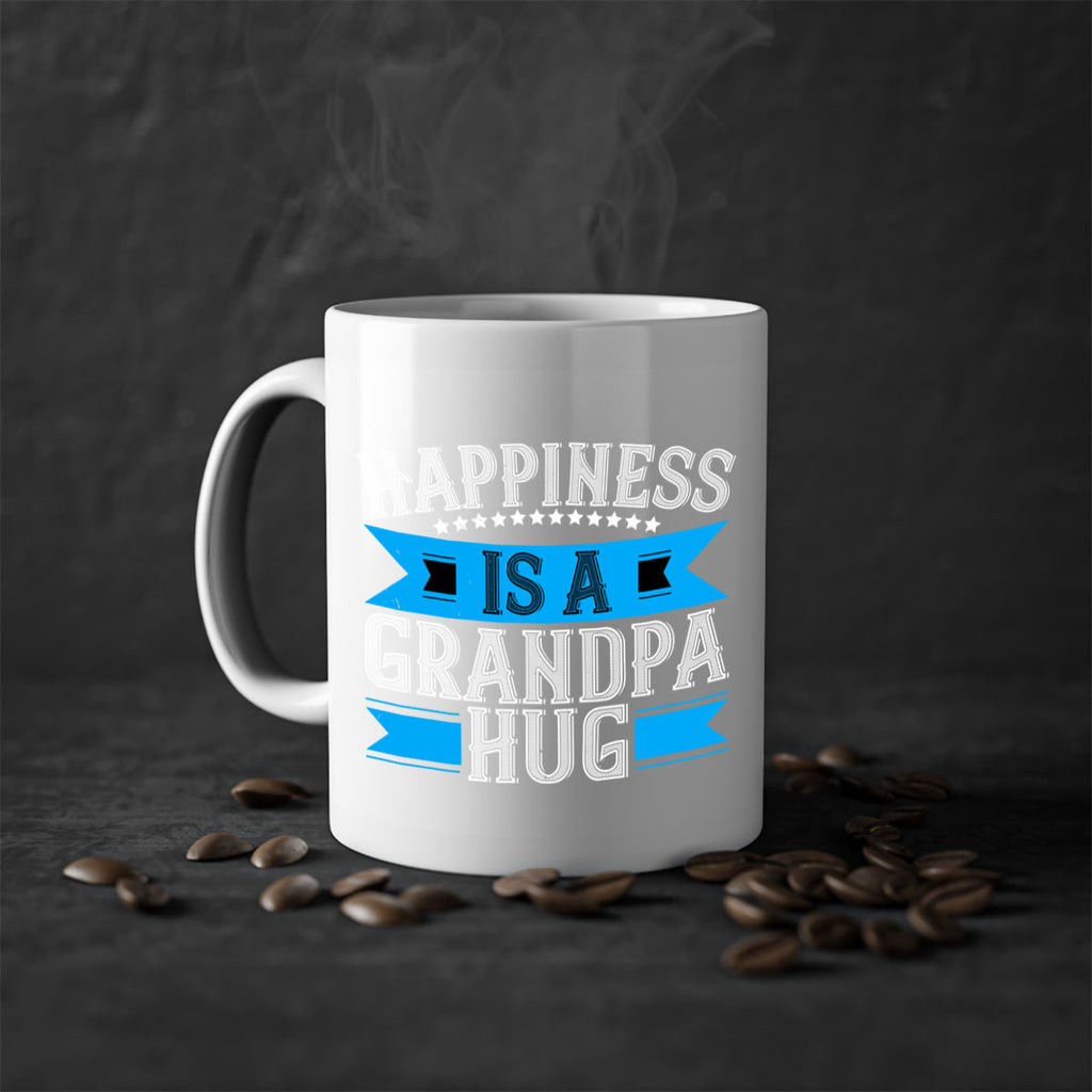 Happiness is a grandpa hug 94#- grandpa-Mug / Coffee Cup