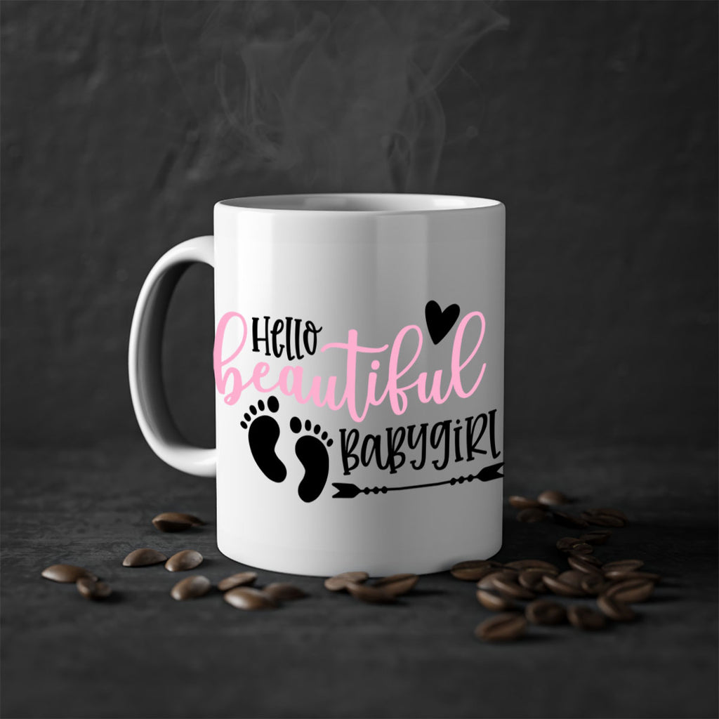 Hello Beautiful Babygirl Style 94#- baby2-Mug / Coffee Cup