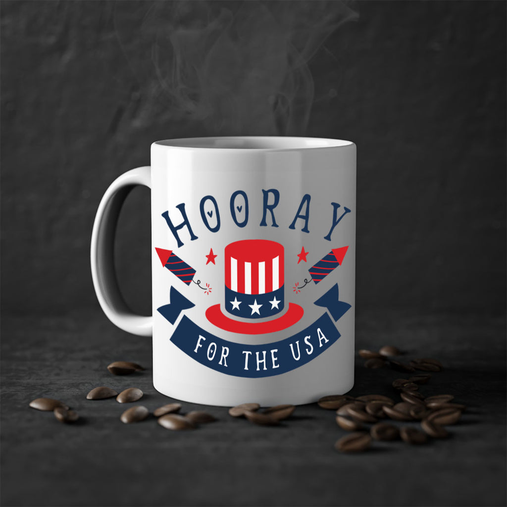 Hooray for the usa Style 42#- 4th Of July-Mug / Coffee Cup