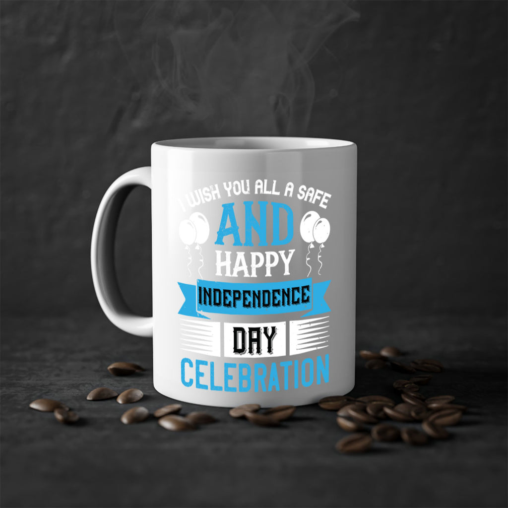 I wish you all a safe and happy Independence Day celebration Style 115#- 4th Of July-Mug / Coffee Cup